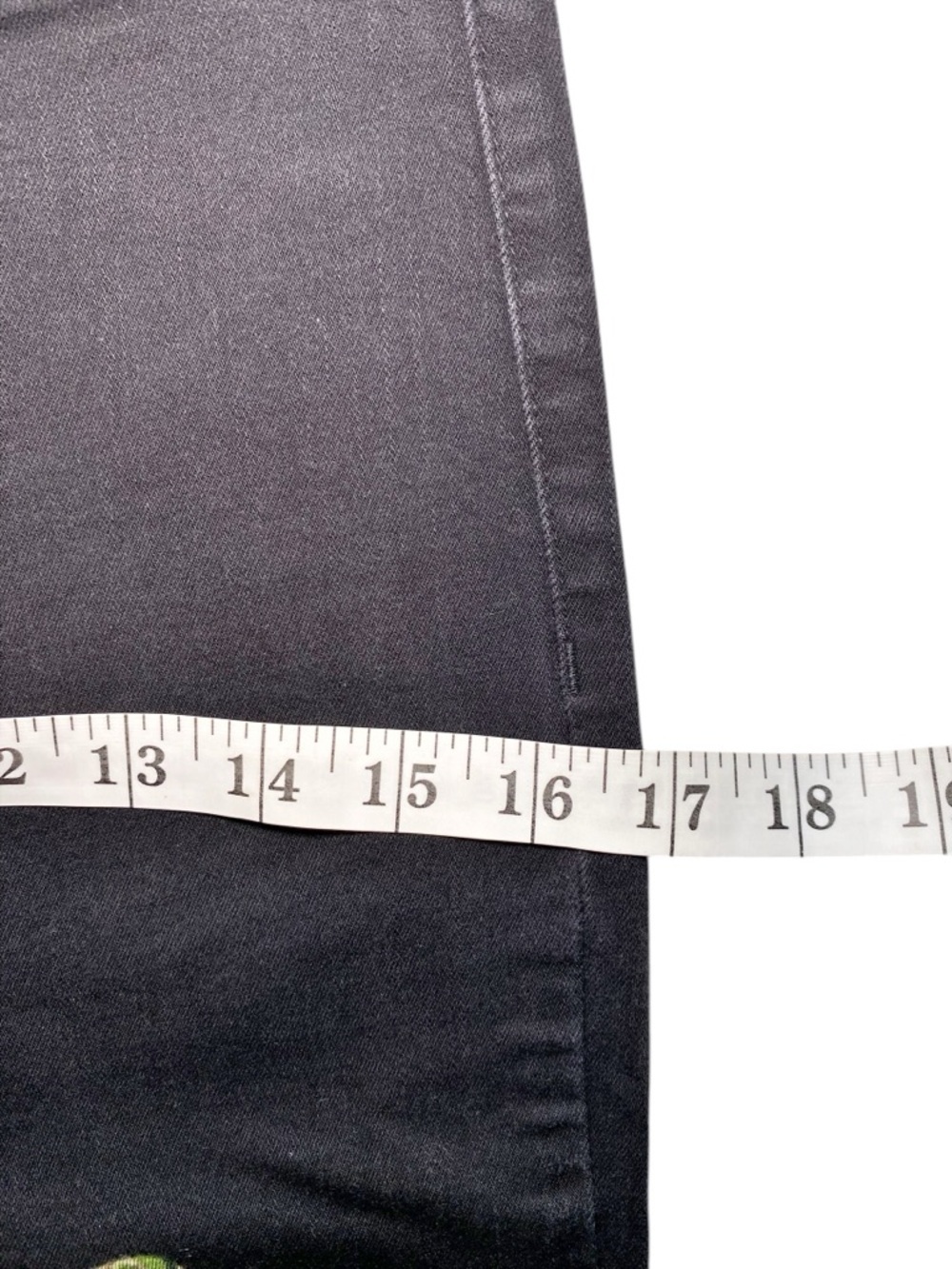 Cello Los Angeles Black Frayed Raw Hem Flare Jeans - Picture 8 of 13